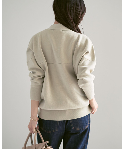 Noble(ノーブル)の「《追加》Vネックドルマンカーディガン(カーディガン/ボレロ・レディース・ブラウン/ベージュ/ピンク系その他・FREE)」の21枚目の写真