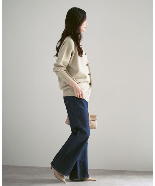 Noble(ノーブル)の「《追加》Vネックドルマンカーディガン(カーディガン/ボレロ・レディース・ブラウン/ベージュ/ピンク系その他・FREE)」の19枚目の写真