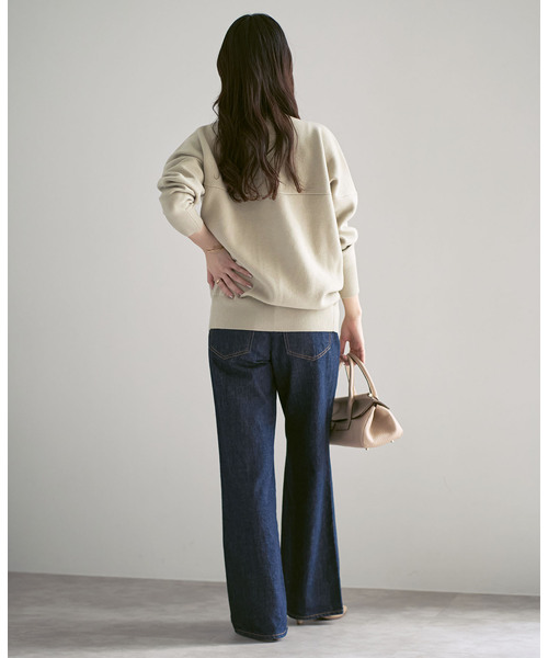 Noble(ノーブル)の「《追加》Vネックドルマンカーディガン(カーディガン/ボレロ・レディース・ブラウン/ベージュ/ピンク系その他・FREE)」の18枚目の写真