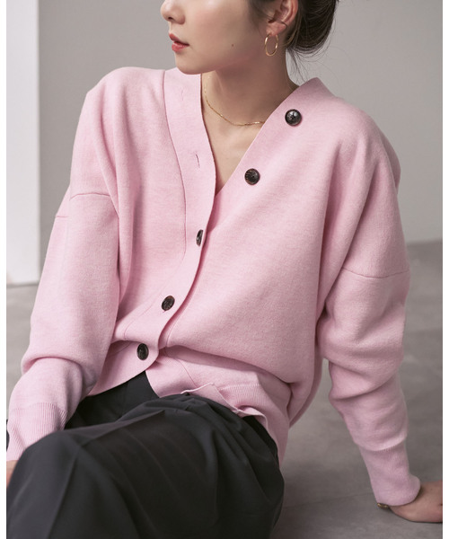 追加》Vネックドルマンカーディガン（カーディガン/ボレロ）｜NOBLE