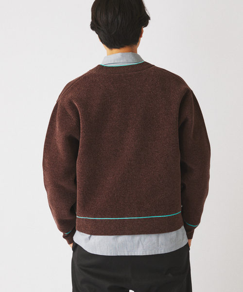 JOURNAL STANDARD relume(ジャーナルスタンダード レリューム)の「モール クロップド カーディガン(カーディガン/ボレロ・メンズ・グレー/ブラウン/ボルドー・MEDIUM/LARGE)」の18枚目の写真