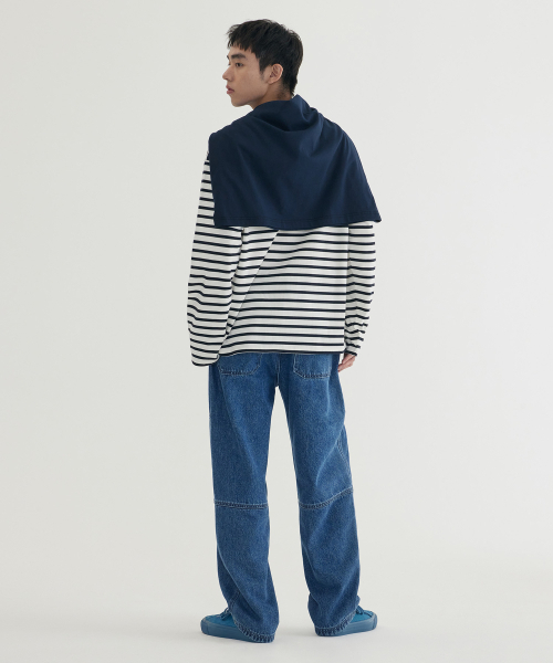 COVERNAT(カバーナット)の「ストライプロングスリーブ ダークネイビー(Tシャツ/カットソー・レディース・その他・MEDIUM/LARGE/X-LARGE/XX-LARGE/X-SMALL/SMALL)」の8枚目の写真