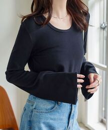 [ 裏起毛 ] M/L 選べるタイプ あったかメルティロンT