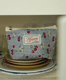 HEEARI（ヒアリー）の「ボヤジュ コットンポーチ_チェリー（ポーチ）」