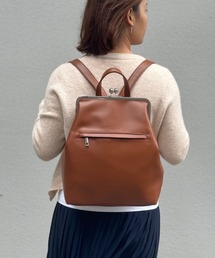 Tomieco（トミエコ）の「がま口 リュック バックパック シルバー金具のがま口（バックパック/リュック）」