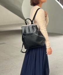 Tomieco（トミエコ）の「がま口 リュック バックパック シルバー金具のがま口（バックパック/リュック）」