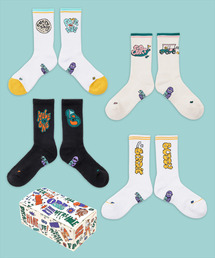 ODDSOCKS（オッドソックス）の「[ギフトセット]クールマックスゴルフクルソックスB 4個入り（スポーツグッズ）」