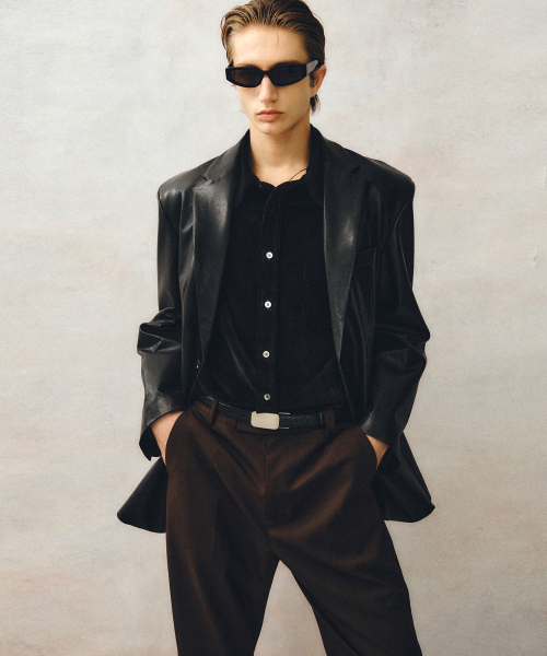 ラムス ベジタブル テーラードジャケット (ブラック)