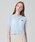 BLOND9�i�u�����h�i�C���j�́uSUMMER ROUND NECK RIB KNIT CARDIGAN_SKY BLUE�i�J�[�f�B�K��/�{�����j�v�b�X�J�C�u���[