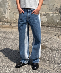 DECET（デケト）の「Mid Rise Wide Jeans DCPT027BlueSide（デニムパンツ）」