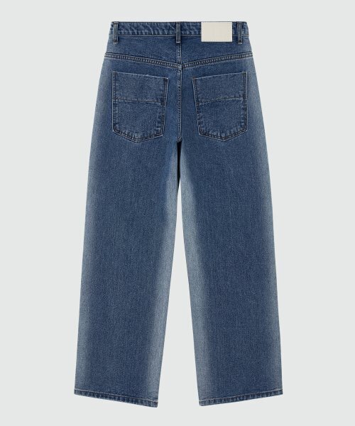 DECET（デケト）の「Mid Rise Wide Jeans DCPT027BlueSide（デニムパンツ・レディース・その他・34/32/30/26/28）」の4枚目の写真
