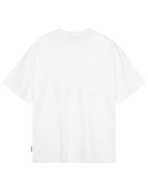 GAINSBORO(ゲインズボロ)の「スターロゴデニムアプリケTシャツ_ホワイト(Tシャツ/カットソー・レディース・その他・X-SMALL/LARGE/MEDIUM)」の3枚目の写真