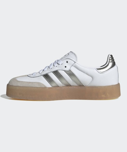 adidas(アディダス)の「サンバ シューズ / Sambae Shoes / アディダスオリジナルス adidas Originals(スニーカー・レディース・ホワイト・23.0cm/23.5cm/24.0cm/24.5cm/25.0cm/22.0cm/25.5cm/26.0cm/26.5cm/27.0cm/27.5cm/28.0cm/22.5cm)」の6枚目の写真