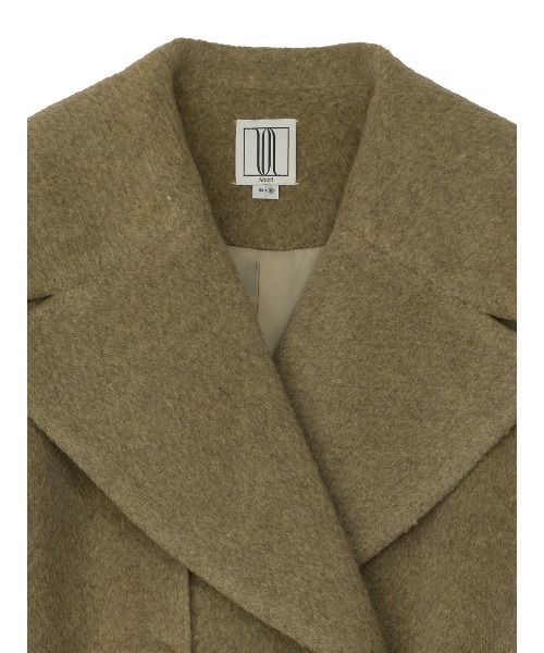 UND BIG ROUND COLLAR WOOL LONG COAT（チェスターコート）｜Ameri