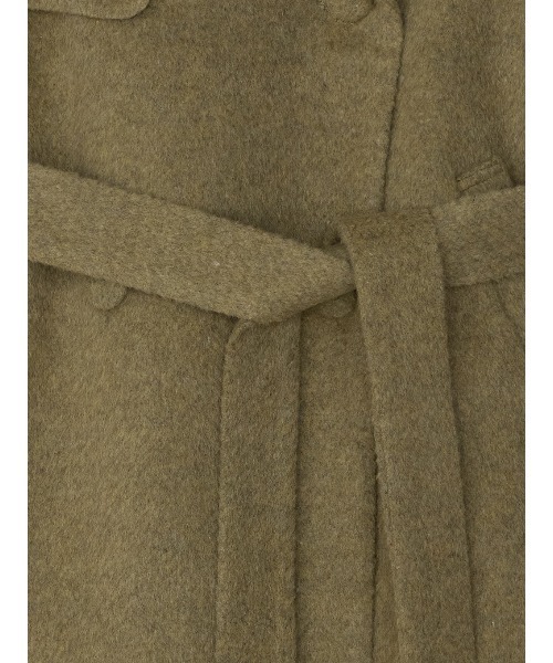 UND BIG ROUND COLLAR WOOL LONG COAT（チェスターコート）｜Ameri