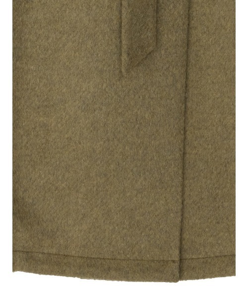 UND BIG ROUND COLLAR WOOL LONG COAT（チェスターコート）｜Ameri