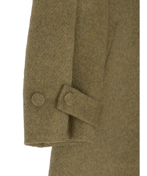 UND BIG ROUND COLLAR WOOL LONG COAT（チェスターコート）｜Ameri