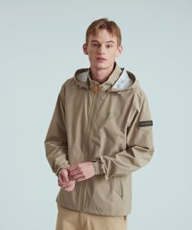 CORNER GREEN（コーナーグリーン）の「バディゴルフ レインジャケット [ベージュ] MGJ2BEI（ナイロンジャケット）」