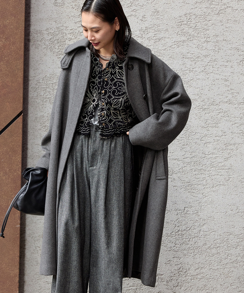 セール】《追加3》スーパー140ビーバーステンカラーコート（ステン