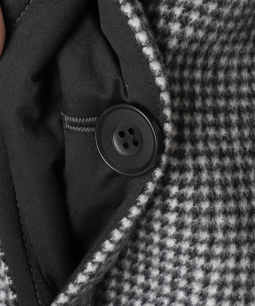 JOURNAL STANDARD（ジャーナルスタンダード）の「《追加3》スーパー140ビーバーステンカラーコート（ステンカラーコート・レディース・ブラック/ブラックミックス/ベージュ系その他/グレー・FREE）」の17枚目の写真