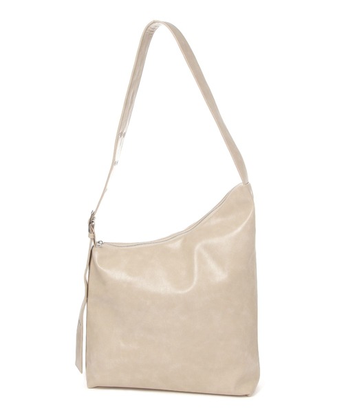 LAKOLE（ラコレ）の「アシメソフトハトメショルダーバッグ / 636240（ショルダーバッグ・レディース・ブラウン/オフホワイト/ブラック・FREE）」の5枚目の写真