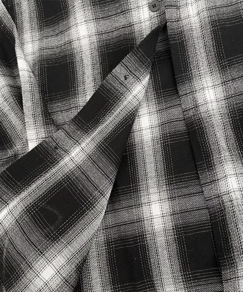 YACA(ヤーカ)の「Over Size Check Shirt/オーバーサイズチェックシャツ【unisex item】(シャツ/ブラウス・レディース・ブラック・FREE)」の11枚目の写真