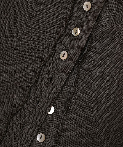 JOSE MOON（ジョゼムーン）の「SHEER CUT TIE CARDIGAN/シアーカットタイカーディガン（カーディガン/ボレロ・レディース・ブラック/ブラウン・FREE）」の14枚目の写真