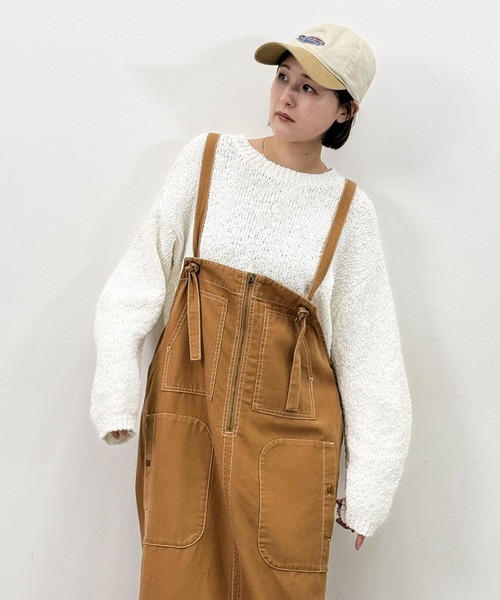 niko and...（ニコアンド）の「[MODE NORM CORE] スラブヤーン2WAYプルオーバー（ニット/セーター・レディース・ネイビー/グリーン/オフホワイト・LARGE/MEDIUM）」の14枚目の写真