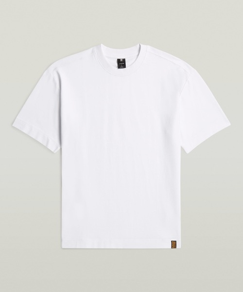 G-STAR(ジースター)の「GS-01 Relaxed T-Shirt/ベーシックデザインハイクオリティーリラックスフィットTシャツ(Tシャツ/カットソー・メンズ・ホワイト/ブラック・XX-LARGE/X-LARGE/LARGE/MEDIUM/SMALL/X-SMALL)」の7枚目の写真