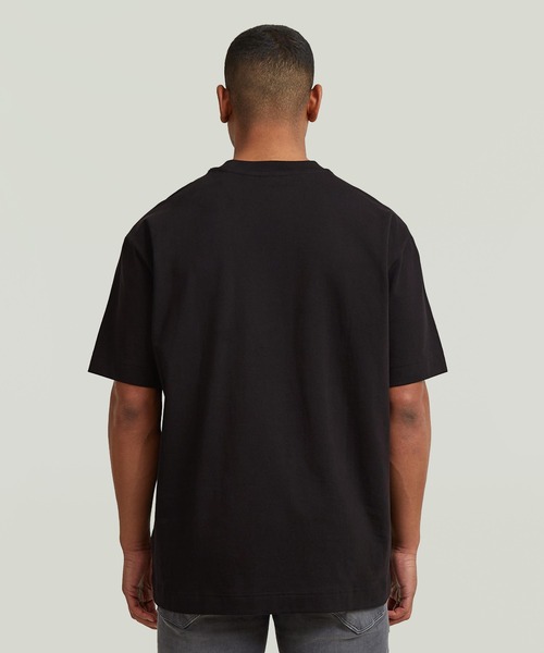 G-STAR(ジースター)の「GS-01 Relaxed T-Shirt/ベーシックデザインハイクオリティーリラックスフィットTシャツ(Tシャツ/カットソー・メンズ・ホワイト/ブラック・XX-LARGE/X-LARGE/LARGE/MEDIUM/SMALL/X-SMALL)」の9枚目の写真