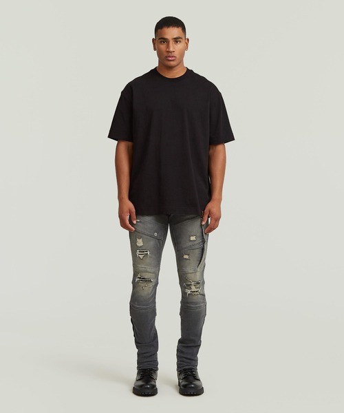G-STAR(ジースター)の「GS-01 Relaxed T-Shirt/ベーシックデザインハイクオリティーリラックスフィットTシャツ(Tシャツ/カットソー・メンズ・ホワイト/ブラック・XX-LARGE/X-LARGE/LARGE/MEDIUM/SMALL/X-SMALL)」の10枚目の写真