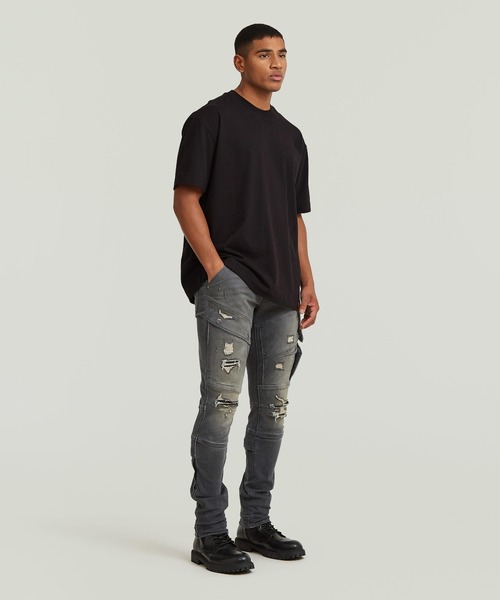 G-STAR(ジースター)の「GS-01 Relaxed T-Shirt/ベーシックデザインハイクオリティーリラックスフィットTシャツ(Tシャツ/カットソー・メンズ・ホワイト/ブラック・XX-LARGE/X-LARGE/LARGE/MEDIUM/SMALL/X-SMALL)」の11枚目の写真