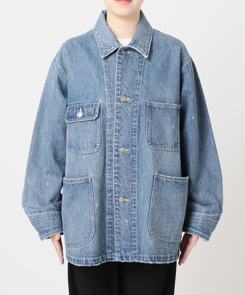 Spick & Span（スピックアンドスパン）の「《追加》RED CARD TOKYO / レッドカード トーキョー 別注Chore Coat*（デニムジャケット・レディース・ブルー・SMALL）」の20枚目の写真