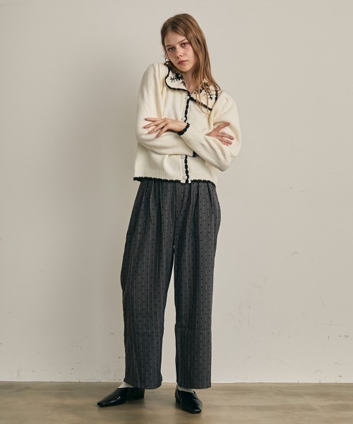 Clum(クルム)の「ハートドットワイドスラックス(スラックス・レディース・チャコールグレー・SMALL/MEDIUM/LARGE)」の8枚目の写真