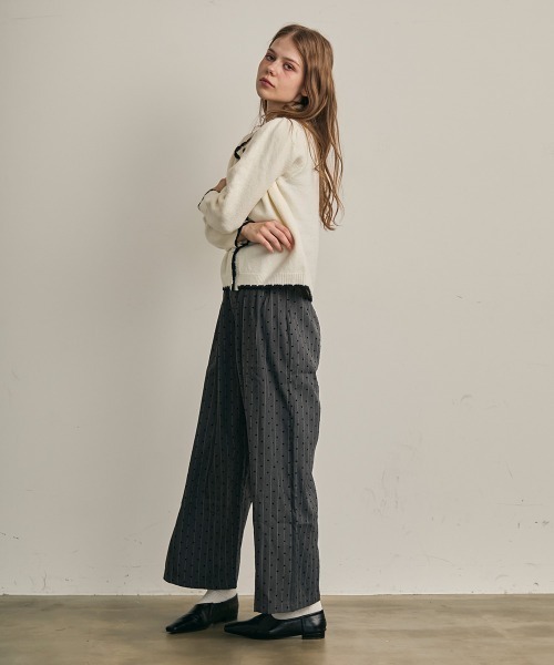 Clum(クルム)の「ハートドットワイドスラックス(スラックス・レディース・チャコールグレー・SMALL/MEDIUM/LARGE)」の10枚目の写真