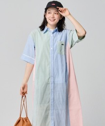 KRIFF MAYER Lady's Collection（クリフメイヤーレディースコレクション）の「【シワになりにくい･すぐ乾く】マルチストライプシャツワンピ（シャツワンピース）」
