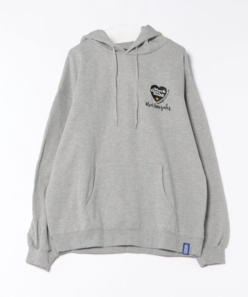 RiNc (リンク)の「【 MARK GONZALES 】 バック アートロゴ プルオーバー パーカー(パーカー・メンズ・杢グレー/ブラック/ホワイト・M/L/XL)」の9枚目の写真