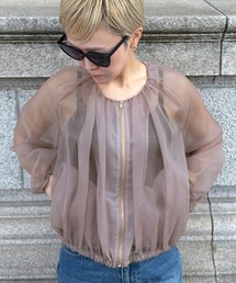 JENNE（ジェンヌ）の「日本製シアーライトブルゾン（その他アウター）」