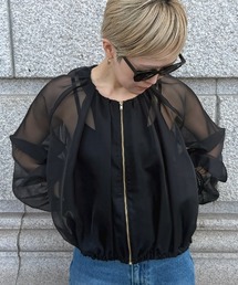 JENNE（ジェンヌ）の「日本製シアーライトブルゾン（その他アウター）」