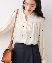 VIS | ハートモチーフ刺繍ブラウス/イージーケア(シャツ/ブラウス)