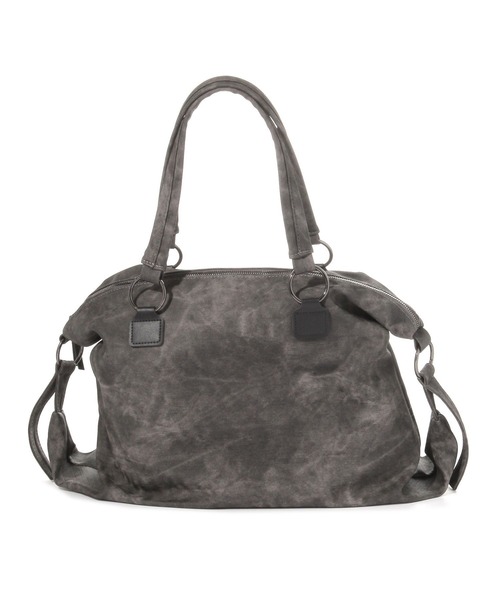 3.3 Field Trip （3.3フィールドトリップ）の「3.3 Field Trip／スタッズビンテージバッグ（トートバッグ・レディース・チャコールグレー/ブラウン・ONE SIZE）」の4枚目の写真