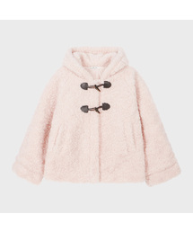 Fur Hoodie Jacket (Light Pink)