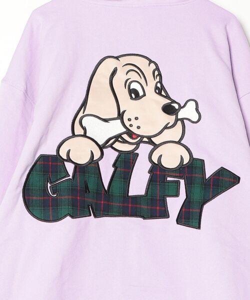 GALFY(ガルフィー)の「【GALFY/ガルフィー】ばーばの切り貼り リメイクパーカー(パーカー・メンズ・ホワイト/ブラック/ピンク・L/XL/M)」の4枚目の写真