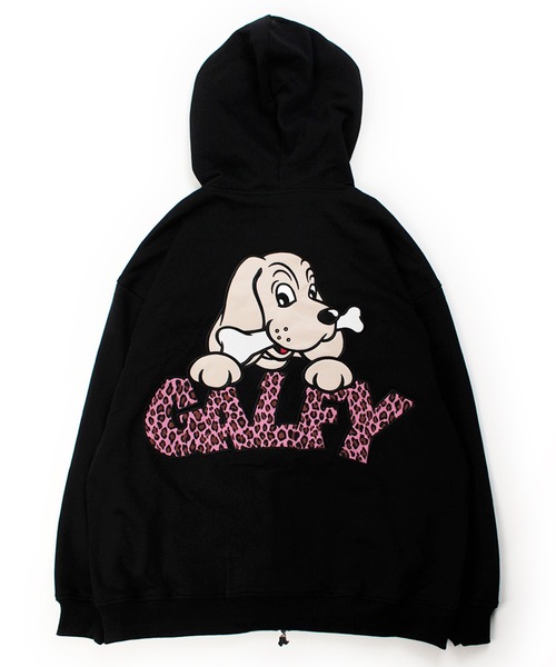 GALFY(ガルフィー)の「【GALFY/ガルフィー】ばーばの切り貼り リメイクパーカー(パーカー・メンズ・ホワイト/ブラック/ピンク・L/XL/M)」の8枚目の写真
