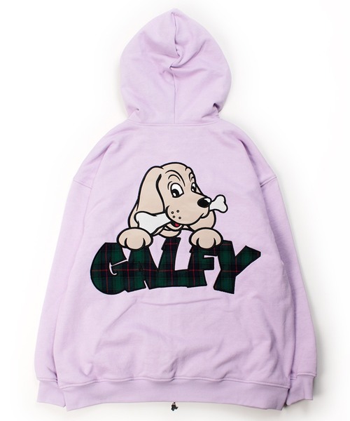 GALFY(ガルフィー)の「【GALFY/ガルフィー】ばーばの切り貼り リメイクパーカー(パーカー・メンズ・ホワイト/ブラック/ピンク・L/XL/M)」の10枚目の写真
