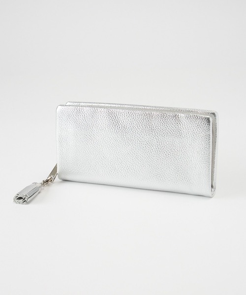 Beau're(ヴュレ)の「BARNYARDSTORM / Beau're(ヴュレ)別注 / タッセル付きレザーウォレット【WEB限定】(財布・レディース・シルバー/グレイッシュベージュ/グリーン/ゴールド/イエロー・FREE)」の19枚目の写真