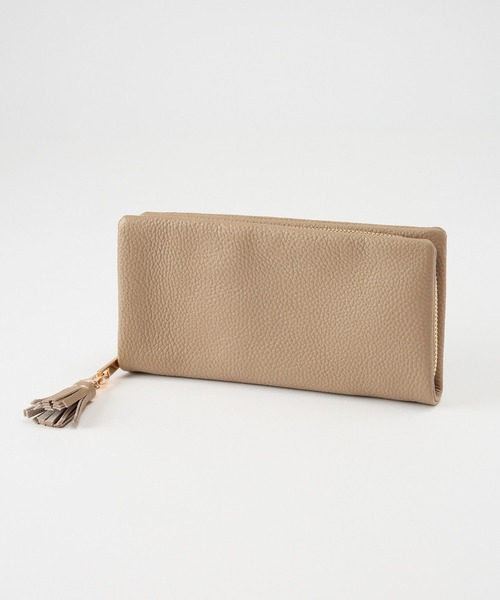 Beau're(ヴュレ)の「BARNYARDSTORM / Beau're(ヴュレ)別注 / タッセル付きレザーウォレット【WEB限定】(財布・レディース・シルバー/グレイッシュベージュ/グリーン/ゴールド/イエロー・FREE)」の21枚目の写真