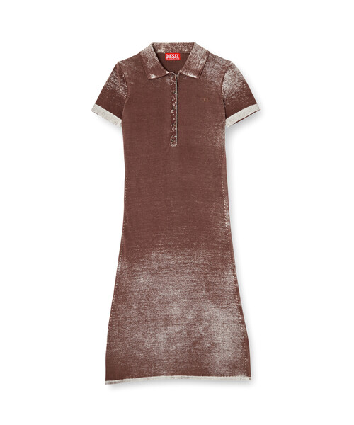 DIESEL(ディーゼル)の「ウィメンズ ニットポロドレス M-LOURENS(ワンピース・レディース・ブラック/ブラウン・SMALL/LARGE/X-SMALL/MEDIUM/X-LARGE)」の11枚目の写真