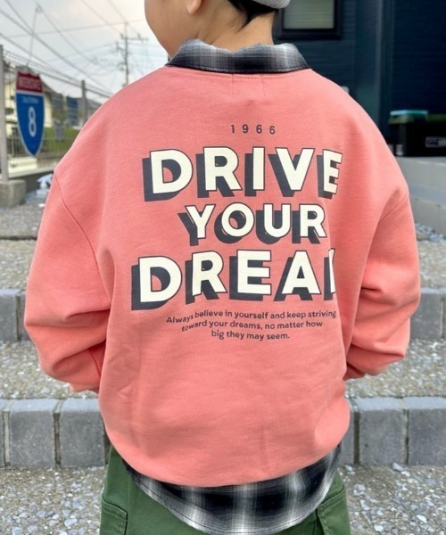 Right-on(ライトオン)の「【Refurbish】キッズ プリントスウェット プルオーバー (ルーズシルエット / 耐久性 / カジュアルコーデ)(スウェット・キッズ・ブルー/オフホワイト/グレー/ブラック/グリーン/オレンジ・110/120/130/140/150/160)」の6枚目の写真