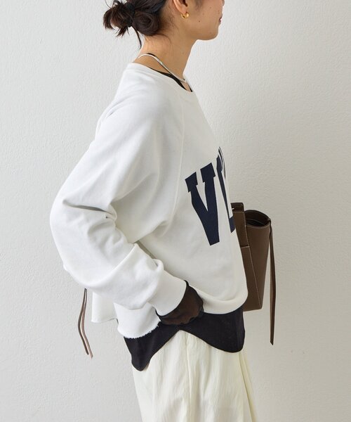 RIVE DROITE（リヴドロワ）の「チュールキリカエカットソー（Tシャツ/カットソー・レディース・オフホワイト/ブラック・FREE）」の3枚目の写真